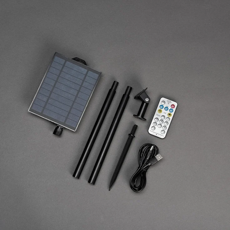 Konstsmide Solar-Batteriebox inkl. Fernbedienung und USB Kabel – Bild 2