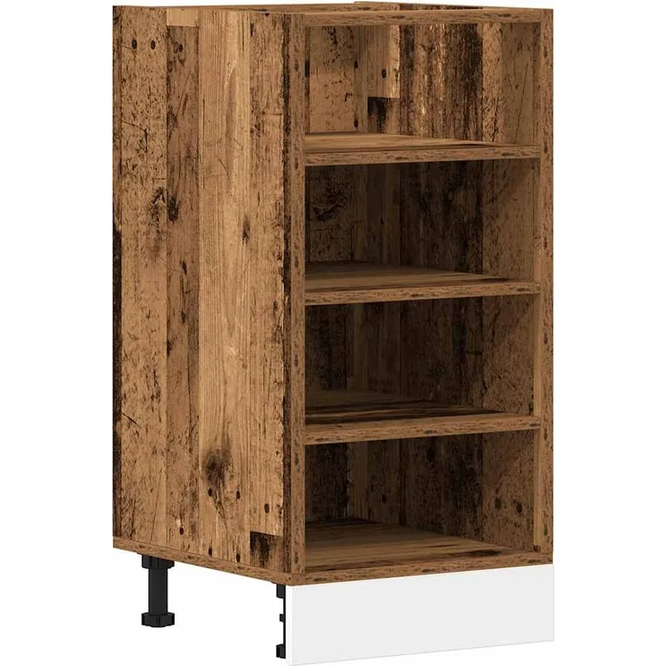 vidaXL Unterschrank Riga Altholz-Optik 40x44,5x81,5 cm Holzwerkstoff 854209