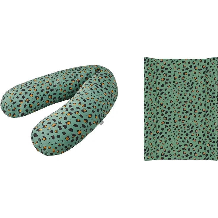 Stillkissen Set Multi + Keil Leopard, mehrfarbig – Bild 1