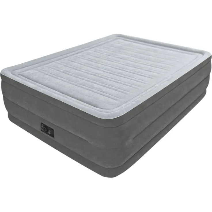 Intex 'Comfort-Plush Queen' Luftbett mit integrierter Luftpumpe, 203 x 152 x 56 cm