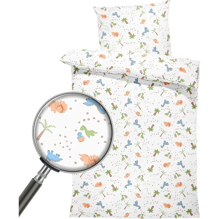 Kinderbettwäsche Baby Bettwäsche 90x120 cm aus Baumwolle - Kinder Set von Duvet Cover 90x120 und Kissenbezug 40x60 cm Junge und mädchen babybettwäsche bettbezug für Kleinkind Oeko-Tex