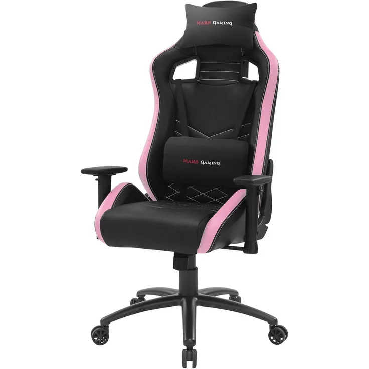 Mars Gaming MGCXNEOBPK, Premium-Gaming-Stuhl AIR, PU, Abnehmbare Kissen, Pink