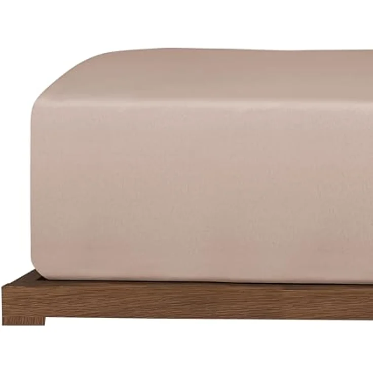 Uncover by Schiesser Spannbettlaken New Jersey - Edeljersey - 150 x 200 cm - Taupe – Bild 2