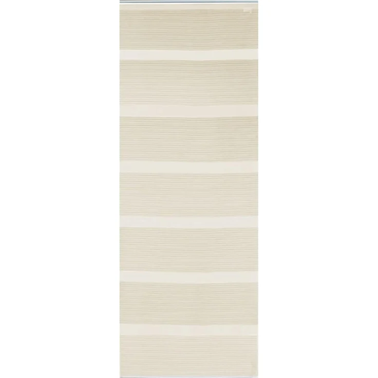 Haus und Deko Schiebegardine Flächenvorhang 60x245 cm halbtransparent gestreift Schiebegardine (1 St), Paneelwagen, halbtransparent, Polyester – Bild 1