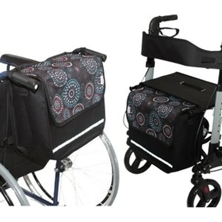 Seniori Aufbewahrungstasche SENIORI Rollator / Rollstuhl Tasche Rollatortasche Rollstuhltasche, 1. Kreise_Classic – Bild 6