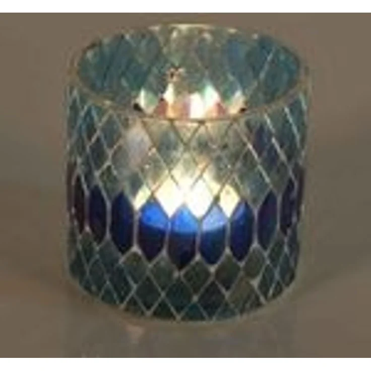 Marokkanisches Mosaik Windlicht Rayan Dunkelblau M – Bild 12