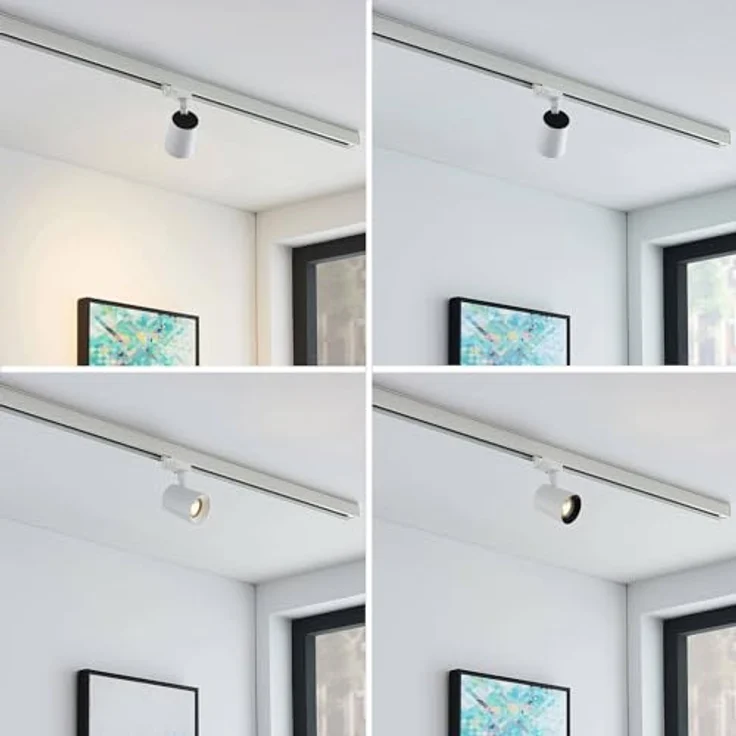 Arcchio Strahler 'Iavo', 1 flammig, GU10 Deckenlampe in Weiß aus Metall für Wohnzimmer & Esszimmer – Bild 3