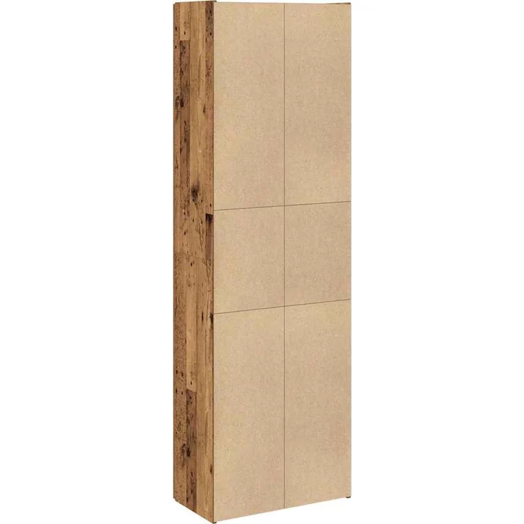 vidaXL Highboard Altholz-Optik 60x32x190 cm Holzwerkstoff 3318714 – Bild 4