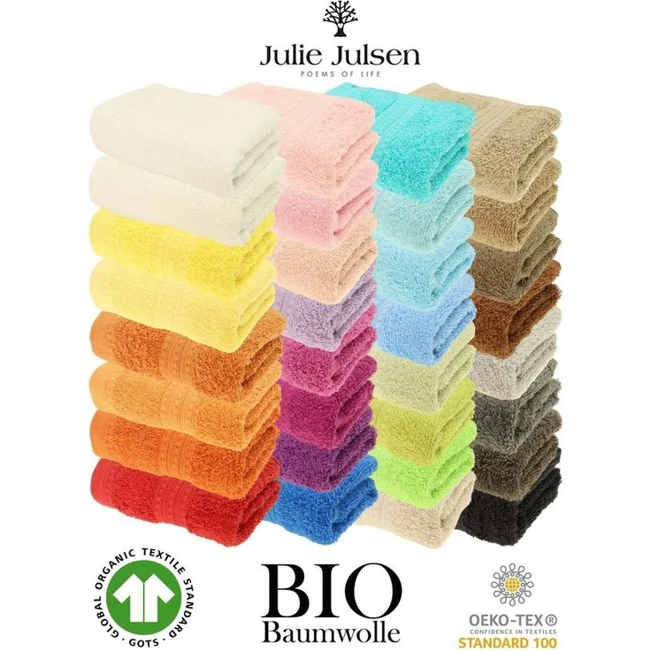 Julie Julsen Waschhandschuh 1-Waschhandschuh-Silbergrau-Waschhandschuh 15 x 21 cm, (1-St) – Bild 3