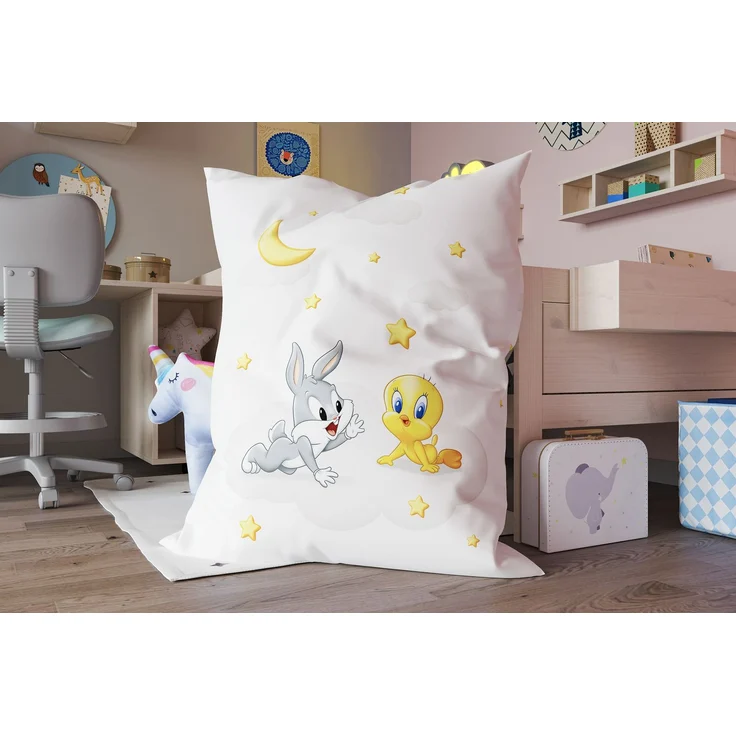 Green Bean® Kinder Sitzsack Looney Tunes 100x135cm mit 270 Liter hochwertiger EPS Perlen Füllung und waschbarem Motiv Wechsel-Bezug aus 100% Baumwoll – Bild 7