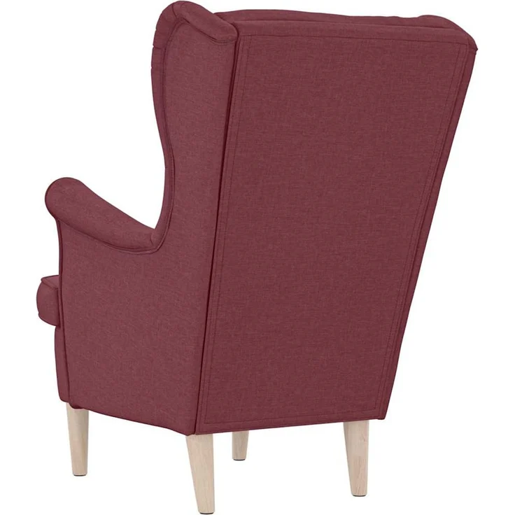 Sessel wohnzimmer, Relaxsessel, Fernsehsessel Weinrot 74x84x100 cm Stoff – Bild 6