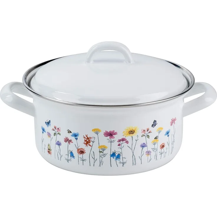Riess FLORA Kasserolle mit Deckel