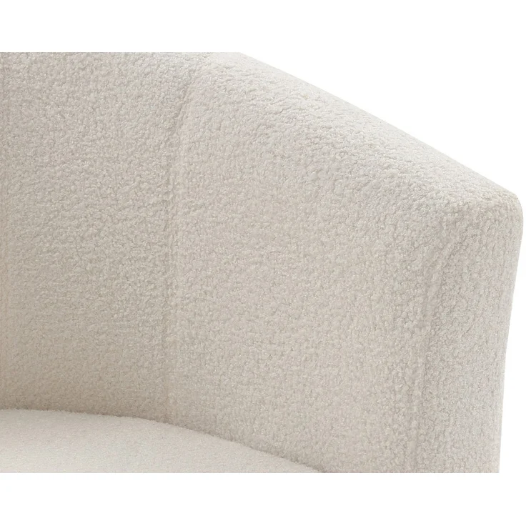 Vente-unique - JOVANA - Sessel mit gerader Rückenlehne - Plastik - Kunststoff (PVC) - Weiß - 65 x 64 x 74 cm – Bild 6