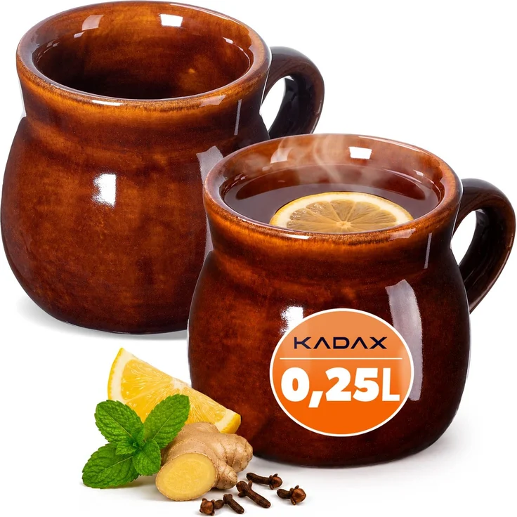 KADAX Becher für Glühweinbecher 250ml 2 Stk – Bild 1