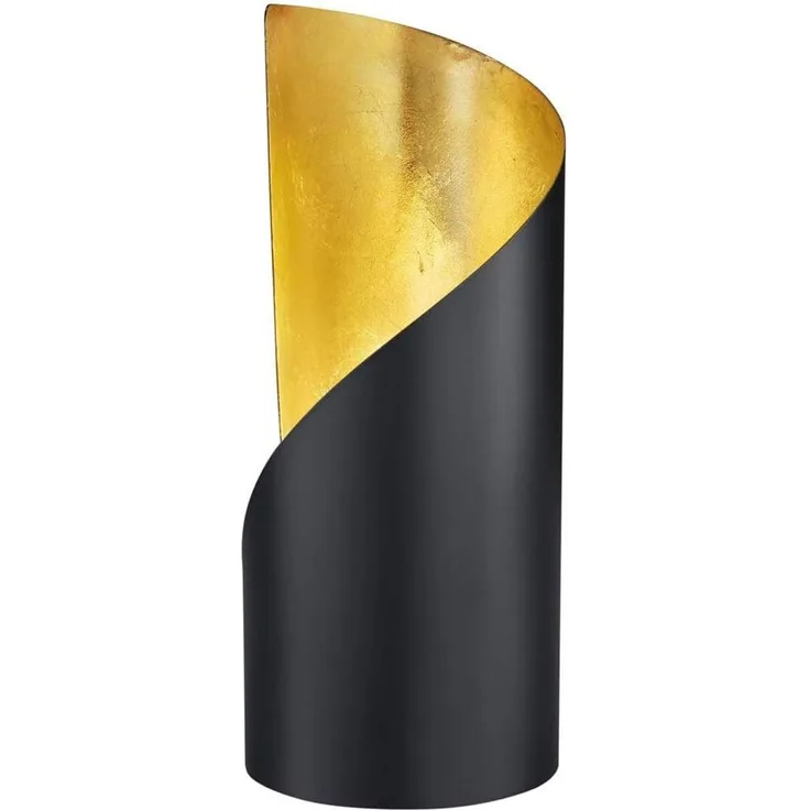 Tischleuchte, FRANK, 1 x E14/25W schwarz/gold