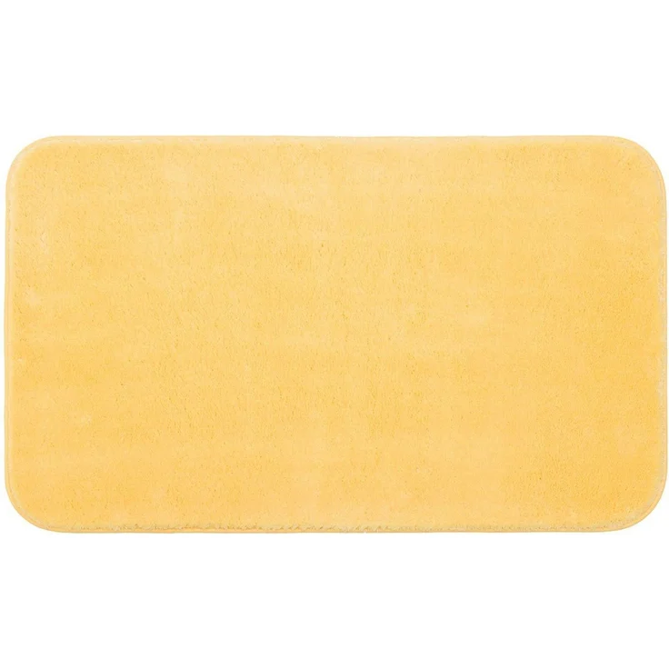 Gözze Badematte Rio Premium, Höhe 18 mm, rutschhemmend beschichtet, schnell trocknend, fußbodenheizungsgeeignet, Polyester, rechteckig, Badteppich, Uni Farben, waschbar, rechteckig & rund erhältlich