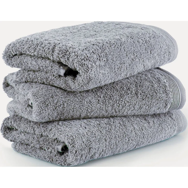 MÖVE Superwuschel Handtuch-Set, 3 Handtücher 50x100 cm, Made in Germany, 100% Baumwolle, stone – Bild 1
