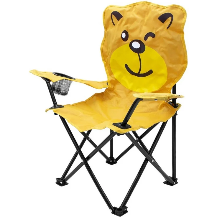 Spetebo Campingstuhl Kinder Campingstuhl mit Getränkehalter (Stück, 1 St), Garten Kinderstuhl faltbar mit Tragetasche – Bild 5