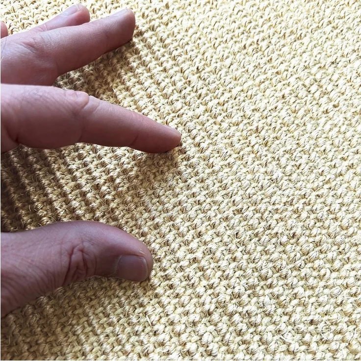 Kubus Kratzmatte für Katzen, Rund, Sisal Kratzteppich, In vielen Größen und Farben – Bild 3