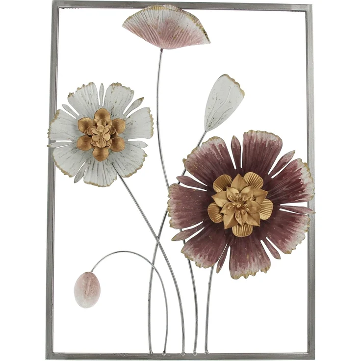 Wanddeko Metallblüte Wohndekoration Deko Tischdeko Wanddeko Wandbild Bild – Bild 1