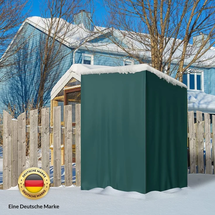 Kronenburg Strandkorb-Schutzhülle Wasserdicht & winterfest, für alle Strandkörbe, 420D Oxford Gewebe, 135x105x175cm, 2 Reißverschlüsse, Belüftungslöcher – Bild 7