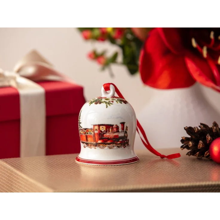 Villeroy & Boch Weihnachtsbaumkugel Annual Christmas Edition Jahres-Glocke 2025 – Bild 3