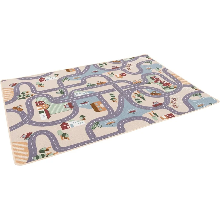 Snapstyle Kinderteppich Kinder Spiel Straßenteppich Fun Town, Rechteckig, Höhe: 4 mm – Bild 3