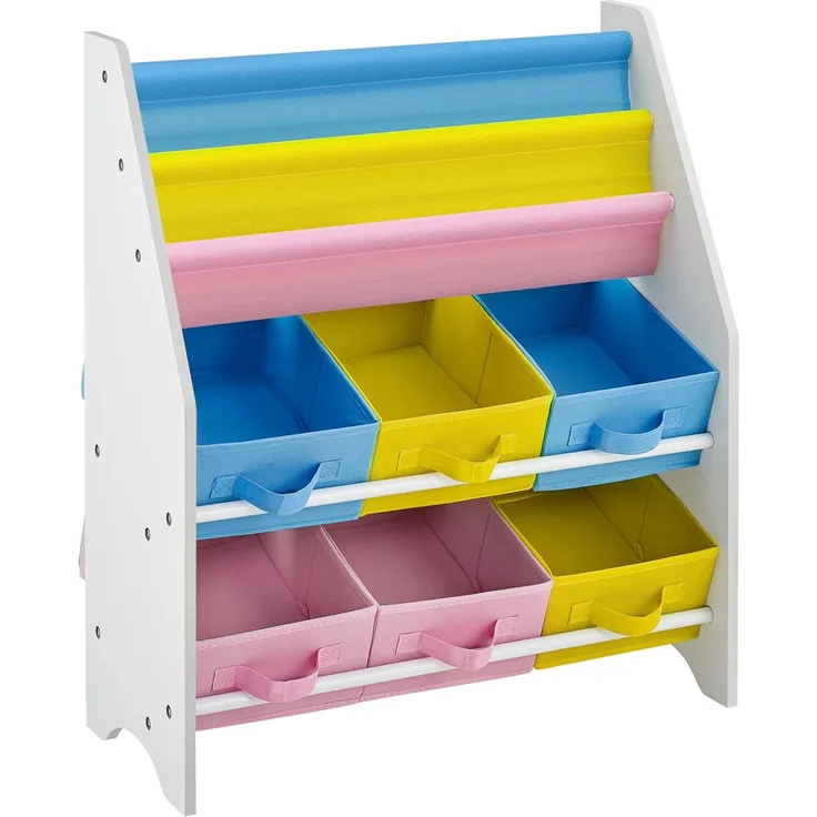 Songmics Kinderregal, weiß