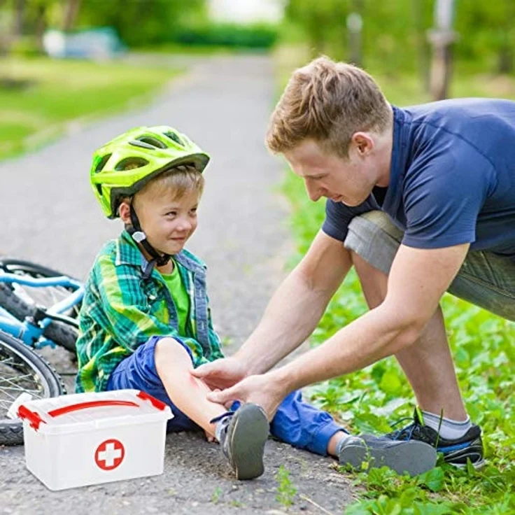 relaxdays Aufbewahrungsbox Medizinbox Kunststoff – Bild 2