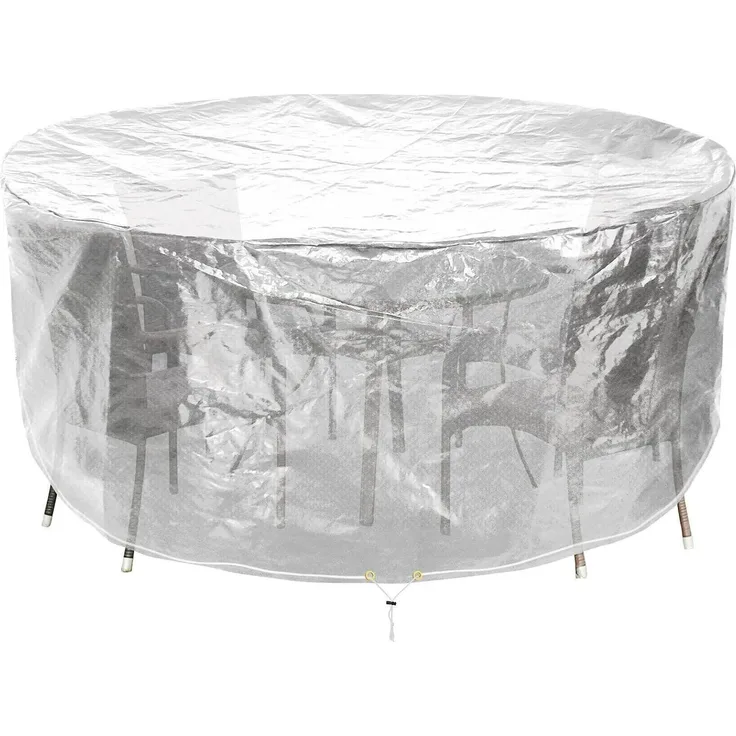 Gartentischabdeckung Wasserdicht Atmungsaktiv 190x80cm Transparent