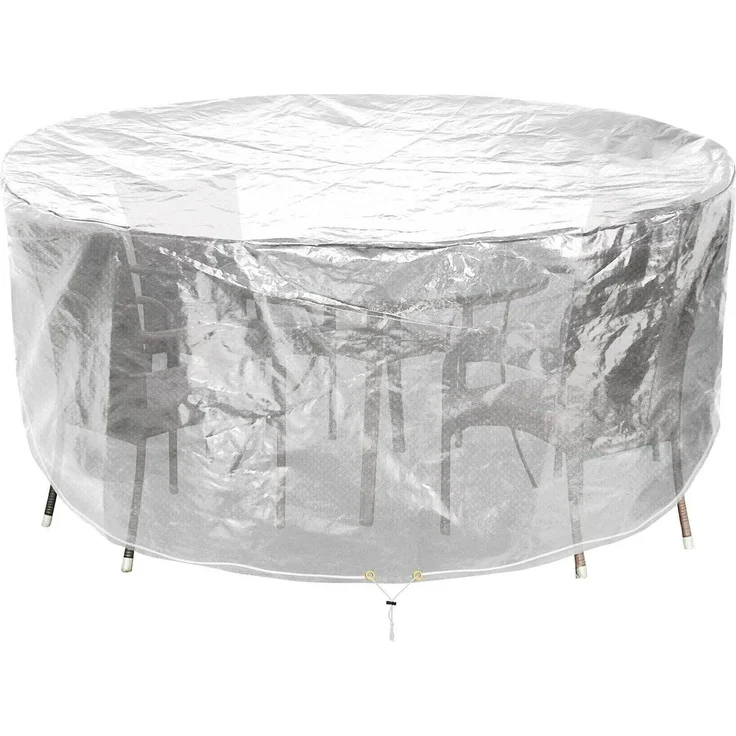 Gartentischabdeckung Wasserdicht Atmungsaktiv 190x80cm Transparent – Bild 1