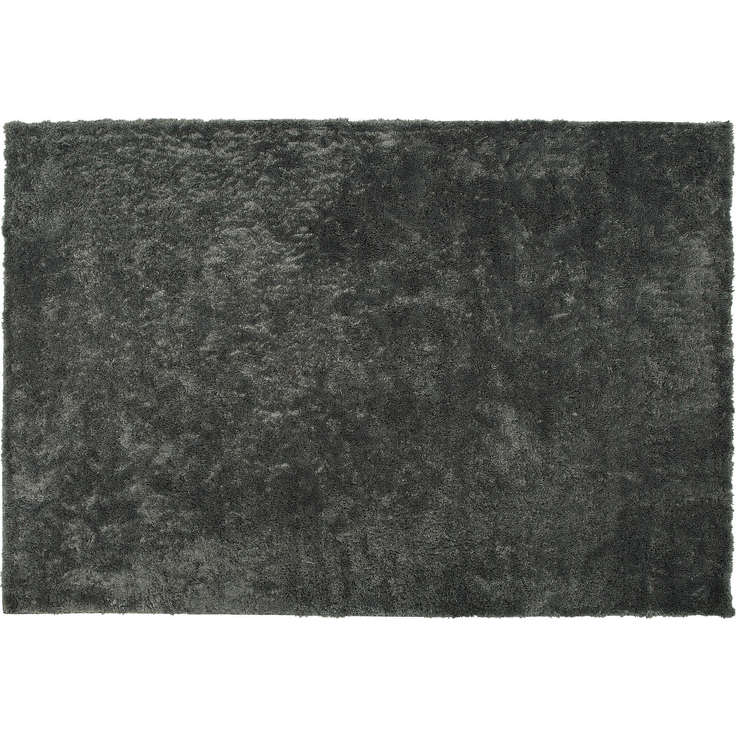 Teppich dunkelgrau 140x200 cm Shaggy EVREN