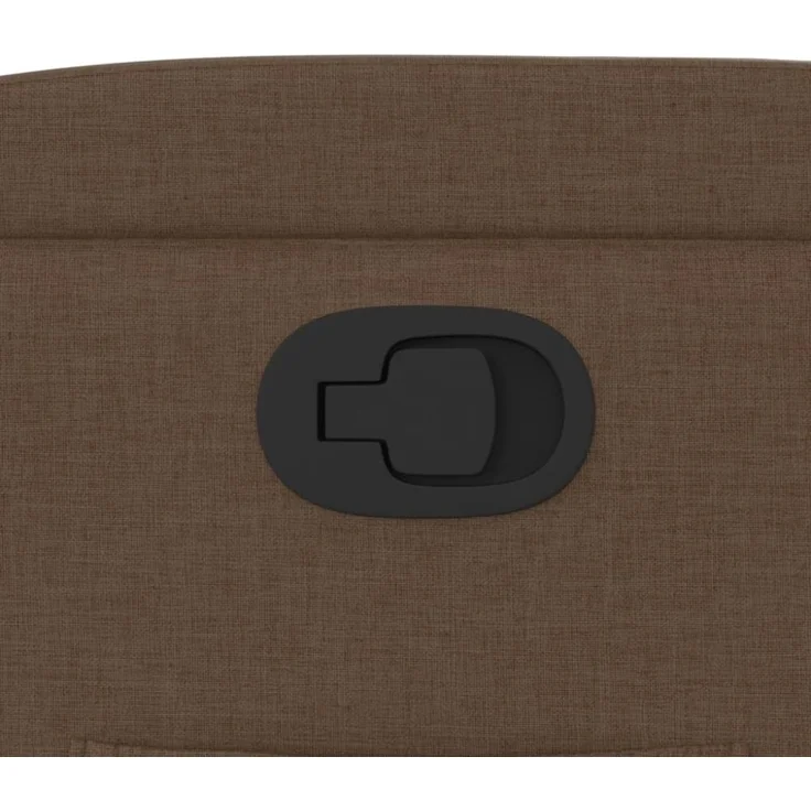 vidaXL Relaxsessel Braun Stoff 372445 – Bild 9