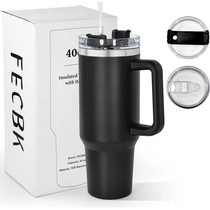 Thermobecher 1,2L mit Strohhalm und – Bild 1