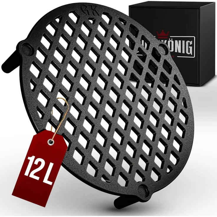 Stapelrost für 12 l Dutch Oven – Einlegerost aus Metall für mehrstöckiges Garen im Feuertopf, hitzebeständig & robust für Grill & Outdoor