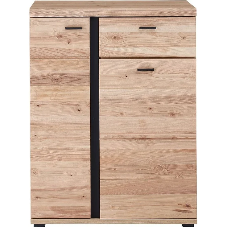 Schuhschrank Sonos, Echtholz, Holzwerkstoff, Holzfarben, 80 x 107 x 40 cm – Bild 4