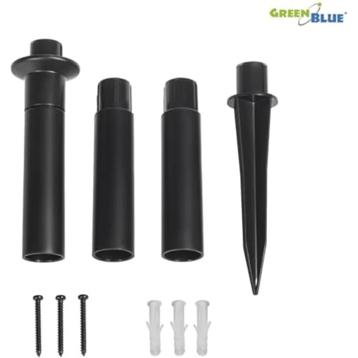 GreenBlue LED Solarleuchte GB124, Farbe LED Solar Gartenlampe – Bild 7