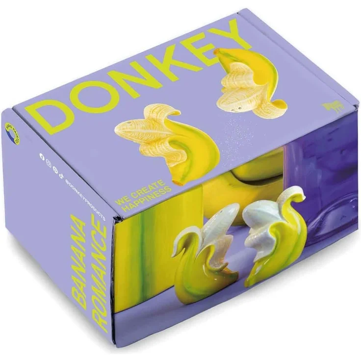 Donkey Salz- & Pfefferstreuer Banana Romance gelb – Bild 7