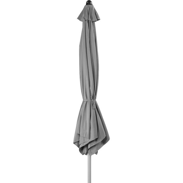 Doppler Sonnenschirm / Kurbelschirm "Active Auto Tilt 320", 320 cm Hellgrau – Bild 5