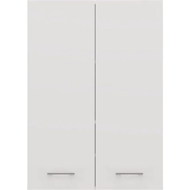 ibonto BADSCHRANK POLA Hochwertige laminierte Platte Weiß 64 cm Breite (H 90 x T 30 x B 64 cm) – Bild 1