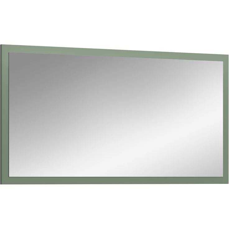 Spiegel (B/H/T: 106x55x2 cm) in Smoke Green Nachbildung und Spiegelglas – Bild 1