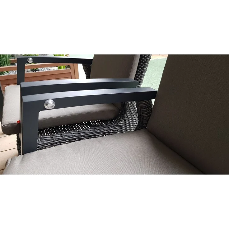 Siena Garden Corido Dining Sessel - matt anthrazit / charcoal grey – Bild 3