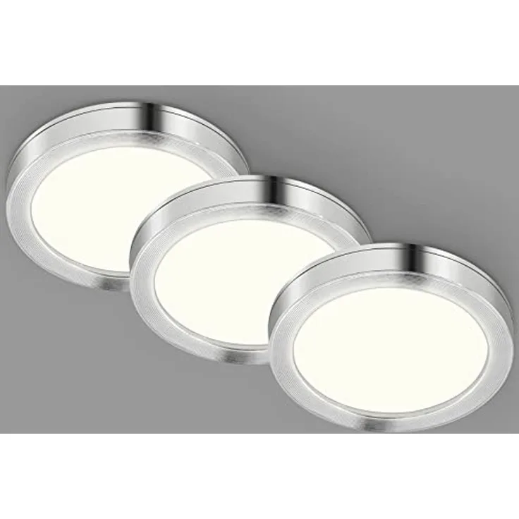 LED Unterbauleuchten Dionysos 3er-Set aluminiumfarben