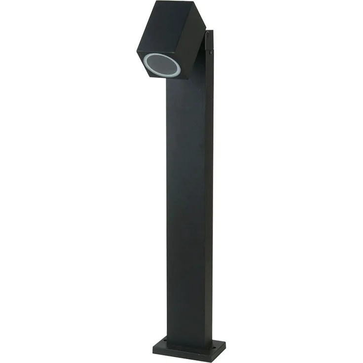 LED ALU Stehleuchte, beweglicher Spot, Höhe 80 cm
