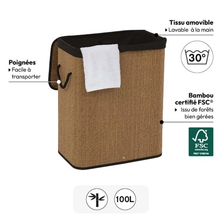 Wäschekorb LUXE 60 l – Bild 6