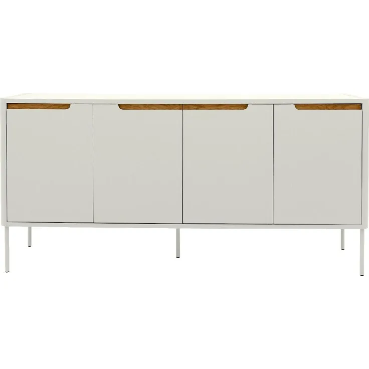 Sideboard - Holm - Weiß/ Eiche