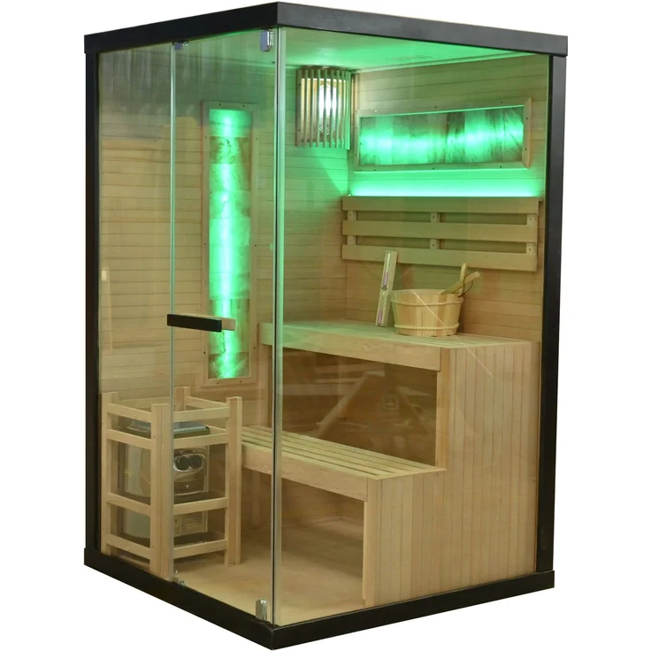 LUXOR 1 Sauna 2 Pers. 120x120x190 cm – Bild 2