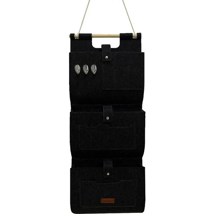 RAIKOU Aufbewahrungstasche Hängeorganzier für Tür und Wand / Wandtasche (für Garderobe,Bad, Küche), Multifunktionstaschen+3 Schlüsselanhänger – Bild 4