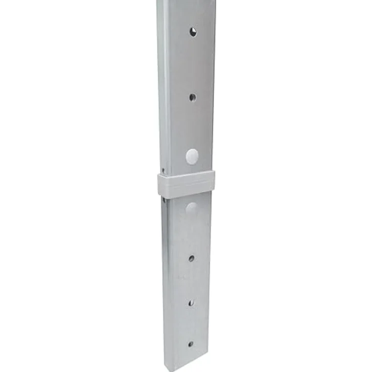 SCHULTE Lagertechnik Anbauregal, Steckregal MULTIplus150-Pack, 2000 x 1000 x 500 mm (HxBxT), 4 Fachböden, Kreuzstrebe, verzinkt – Bild 3