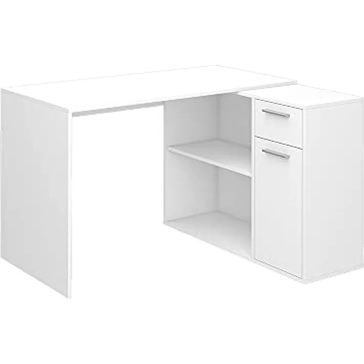 Eckschreibtisch Robin Weiß 120 x 60 cm Vicco
